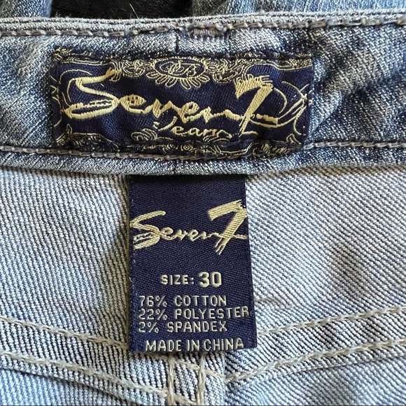 Seven7 Low Rise Flared Jeans - Picture 8 of 8